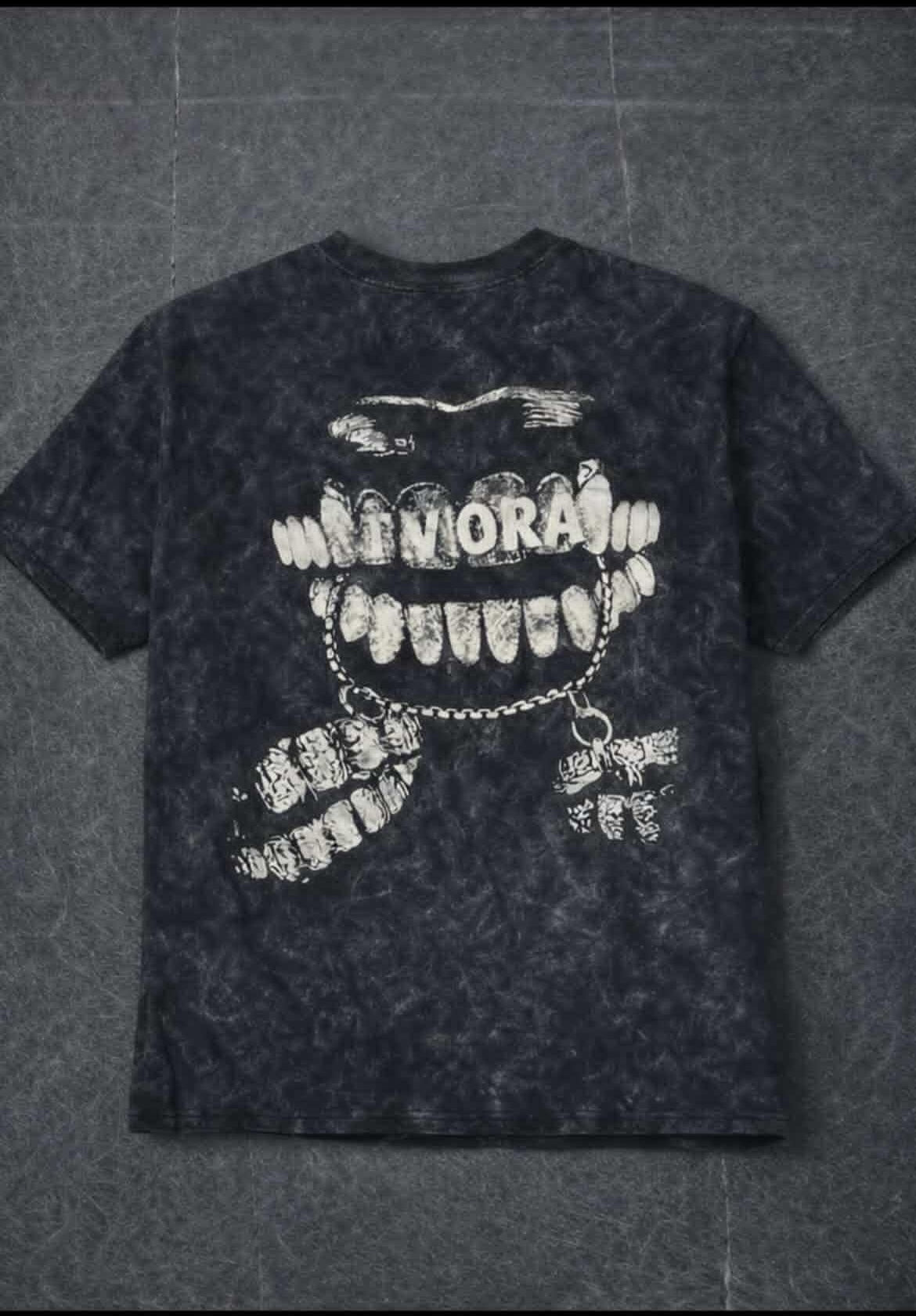 IVORA “GRILLS” WASHED OVERSIZED TEE
