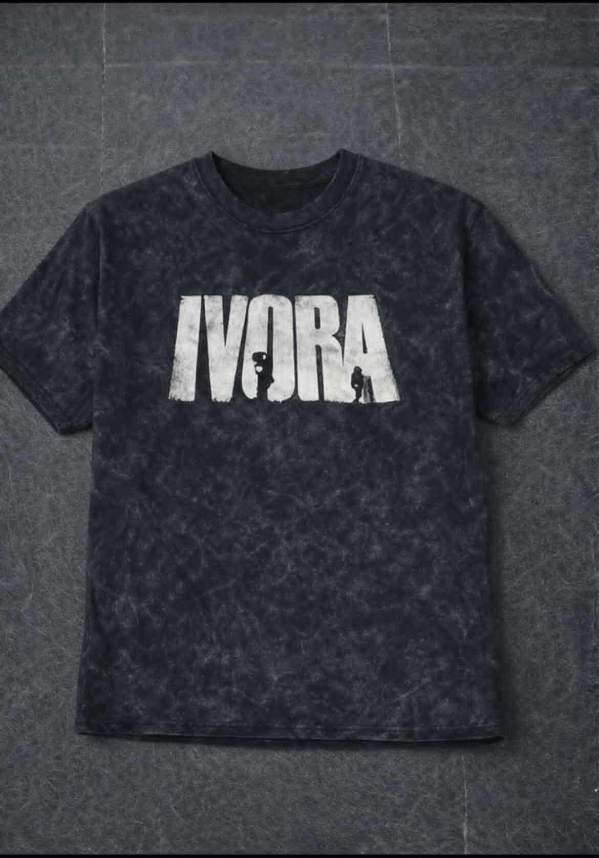 IVORA “GRILLS” WASHED OVERSIZED TEE
